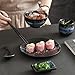 Imagen de TOYANDONA Vajilla Cerámica Completa para Restaurante Sushi Cuencos Redondeados y Cuchara Material Cerámico Suave y Fácil de Limpiar Diseño Elegante para Servicio Profesional