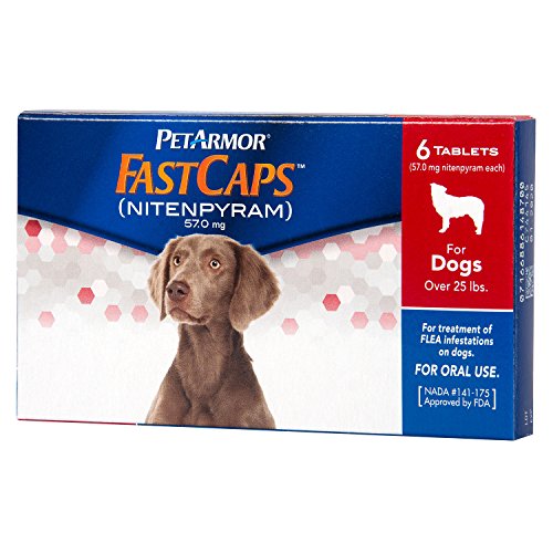 PetArmor FastCaps (nitenpyram) Oral Flea Control Medication, 25 lbs and Over, 6 count - Thumbnail 3