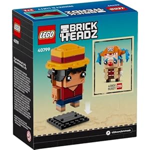 Amazon.co.jp - レゴ® ブリックヘッズ モンキー・D・ルフィ フィギュア 40799