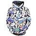 Produktbild Charous Anime EVA Cosplay Party Kostüm Hoodie Sweatshirt für Damen und Herren Gr. XX-Large, Stil 1