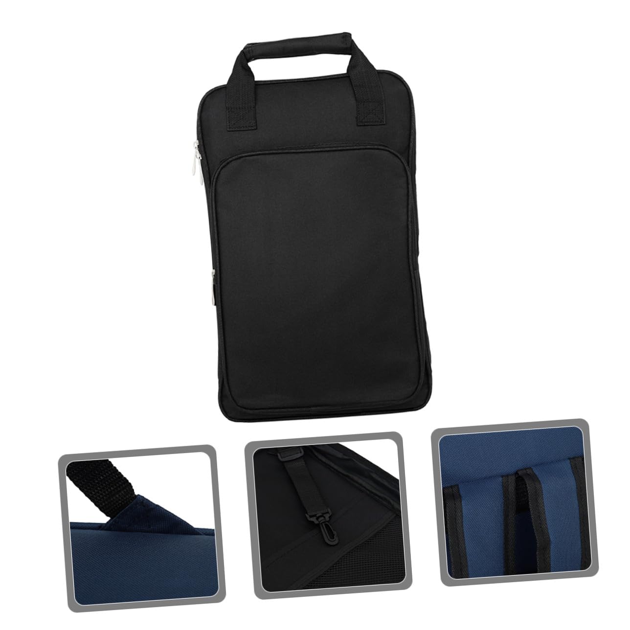 Bolsa para Baquetas de Percusión de Gran Capacidad Resistente Oxford Portátil con Correa de Hombro para Almacenamiento y Transporte Práctica y Escenario