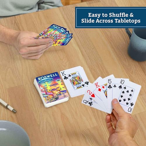 Naipes Roswell Featherlight para Juegos y Viaje miniatura 5