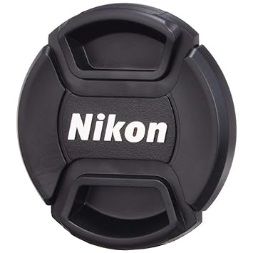 Husainy Lens Cap 55 mm for Nikon Lens Replaces LC-55 Replacement Lens Cap Front Lens Cap (55mm) - AF-P 18-55mm f/ 3.5-5.6g VR Kit Lens, D3200/D3300/D3400/D3500/D5300/D5600