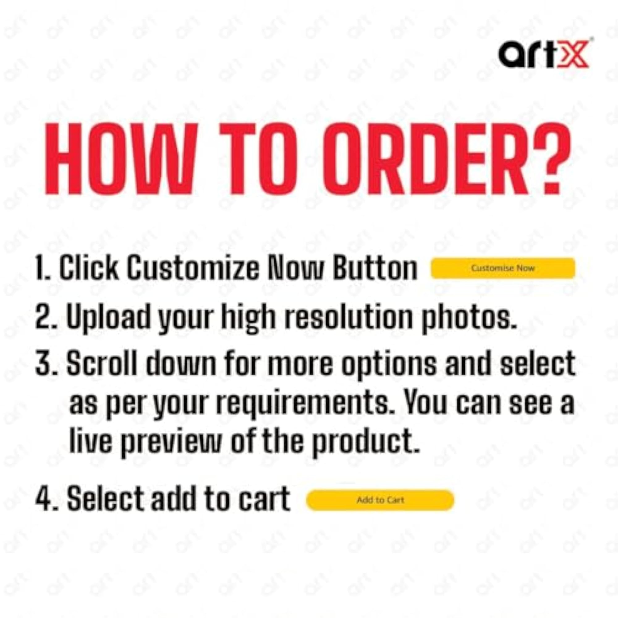 Customized Photo Frame with Single Photo Upload