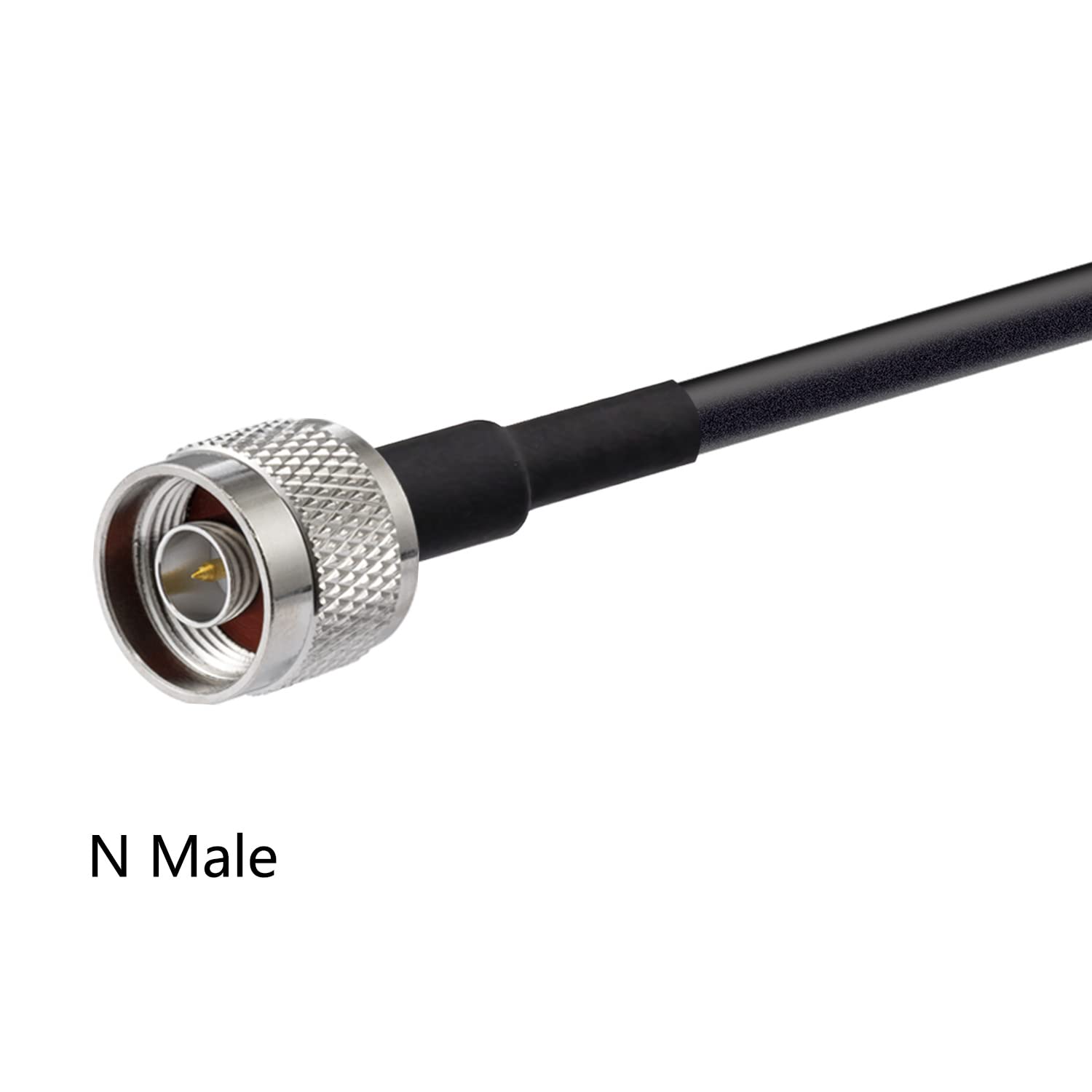 Vecys N Mâle à N Mâle Câble Coaxial à Faible Perte RG58 49.2FT/15M pour 3G 4G 5G LTE Antenne Radio GPS WiFi