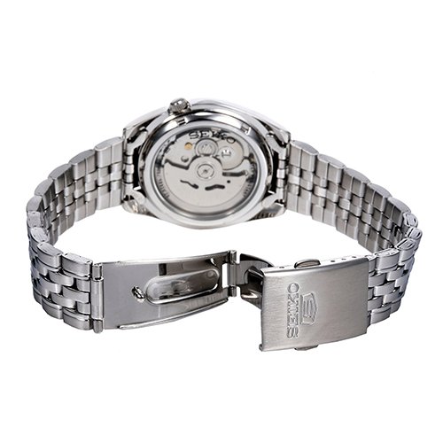 Image of Seiko Series 5 Automatic Black Dial Men's Watch SNK375J1