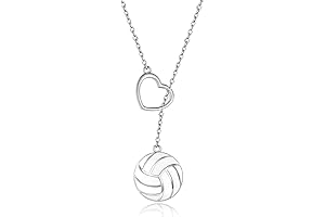 Sterling Silver Sports Ball Necklace Pendant