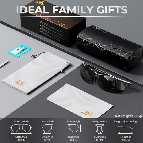 Image of DADA-PRO Polarized Sunglasses Men Sport Driving Sun Glasses Ultralight Al-Mg Mirrored Shades UV400 Protection