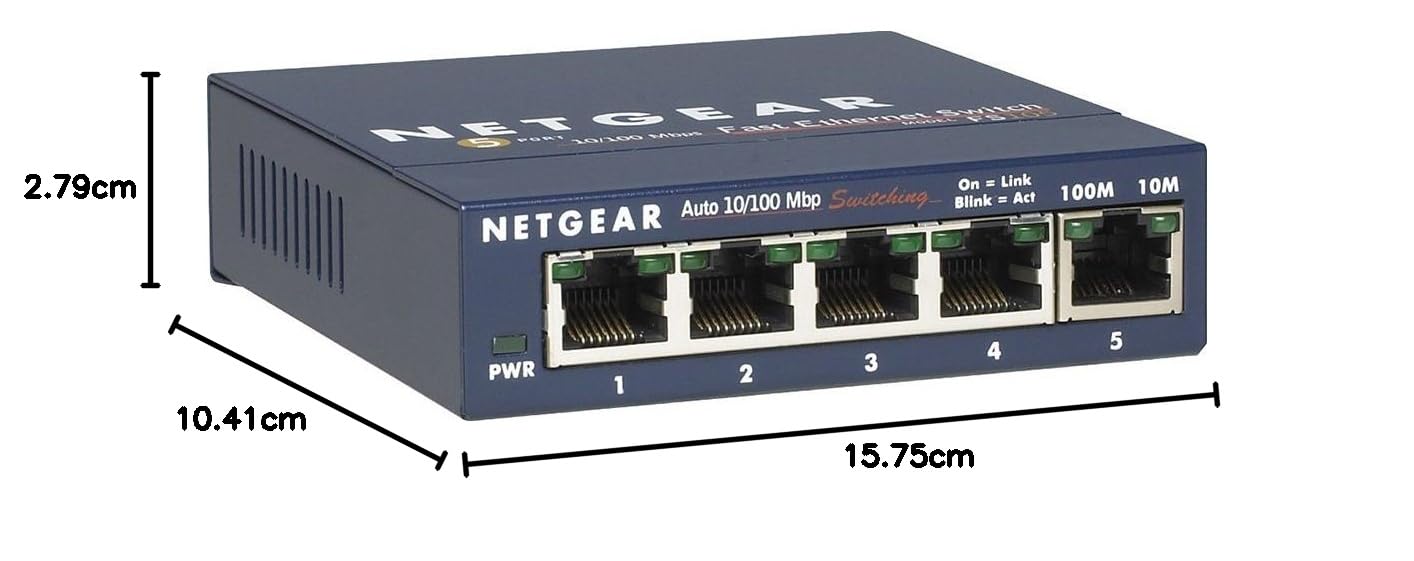 SWT 5Port 10/100 w/Uplink Button