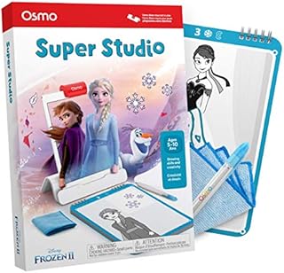 Osmo - Super Studio Disney Frozen 2 - Ages 5-11 - Learn to Draw - STEM Toy - For iPad or Fire Tablet (Osmo Base Required)