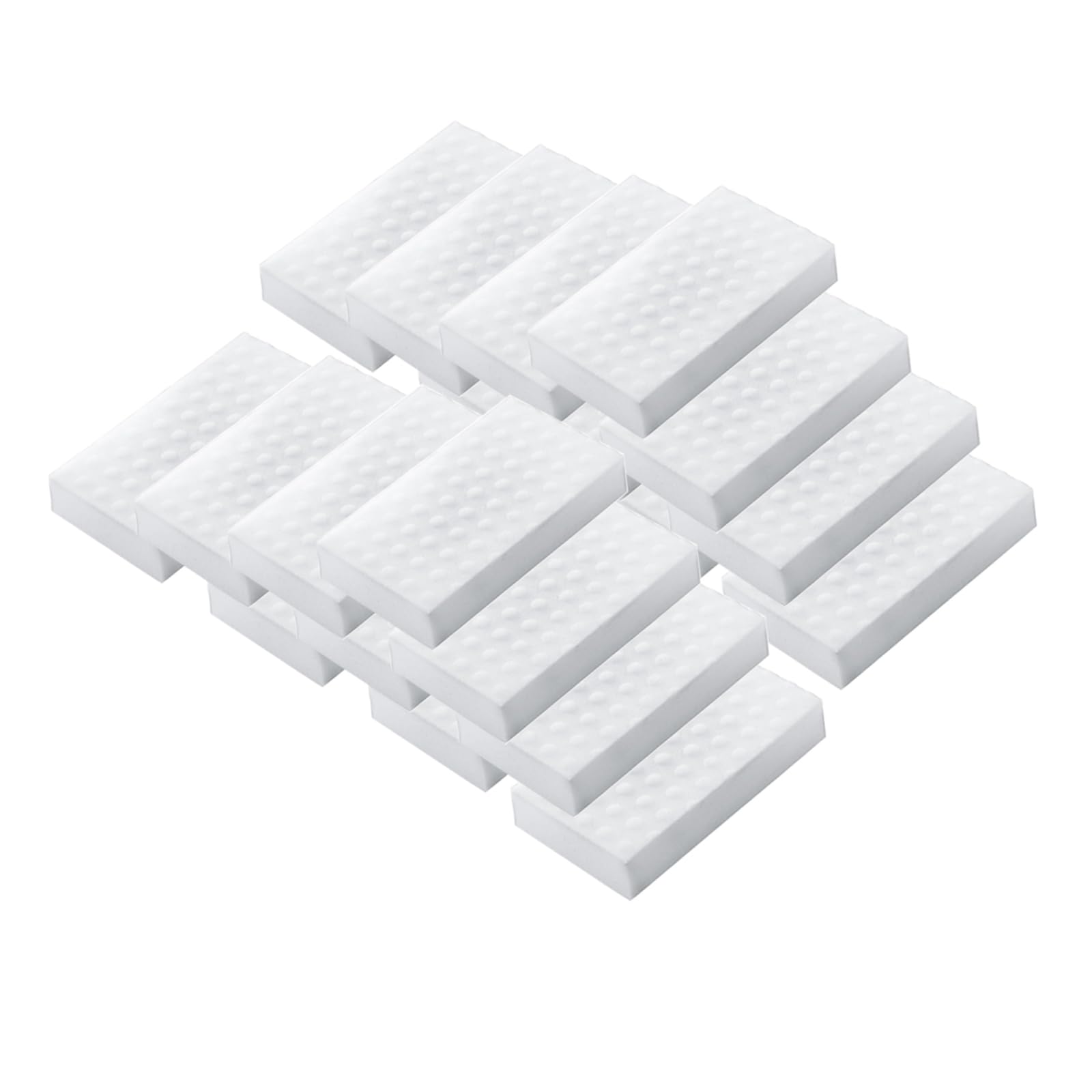 Duomama 20 Pack Sponge Erasers - for Kitchen, Bathroom, and More - White, 10x6x2cm
