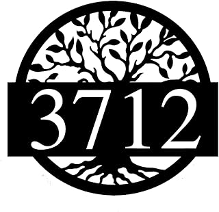 Custom Metal House Numbers,House Numbers for Outside, Address Sign, House Number Plaque, Metal Address Numbers, Address Plaque, Front Porch Decor, Porch Signs, Metal Signs, Address Numbers Plaque