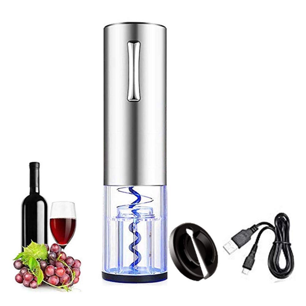 Sacacorchos eléctrico Multifuncional inalámbrico con Cortador de cápsulas y abridor de Botellas de Vino.
