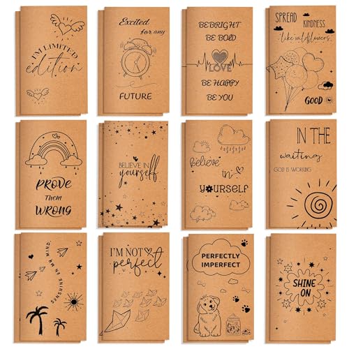 Mini carnet de notes ligné de poche pour vos idées nomades carnet coloré lot de 24