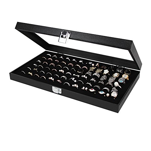 J JACKCUBE DESIGN Ring Organizer - Versatile Ring Display Case and Ring Case - Perfect for Storing and Showcasing Multiple Rings - Elegant Ring Jewelry Box and Storage Solution - MK248A