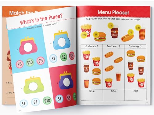 Image of Math Activity Books Bundle 3 - Measurement / Data Handling / Money and Word Problem (Pack of 3 Books)