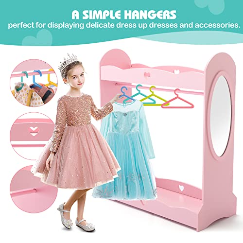 Joyldiaskidsdressupstoragewithmirrorkidarmoirewsidehookpocketspretendstorageclosetforkidscostumedressupwardrobewtopshelfshoesstorageforbedroomgirlsroompink  Urban Country Home Decor Joyldias kids dress up storage with mirror kid armoire wside hook pockets pretend storage closet for kids costume dress up wardrobe wtop shelf shoes storage for bedroom girls room pink  urban country home decor