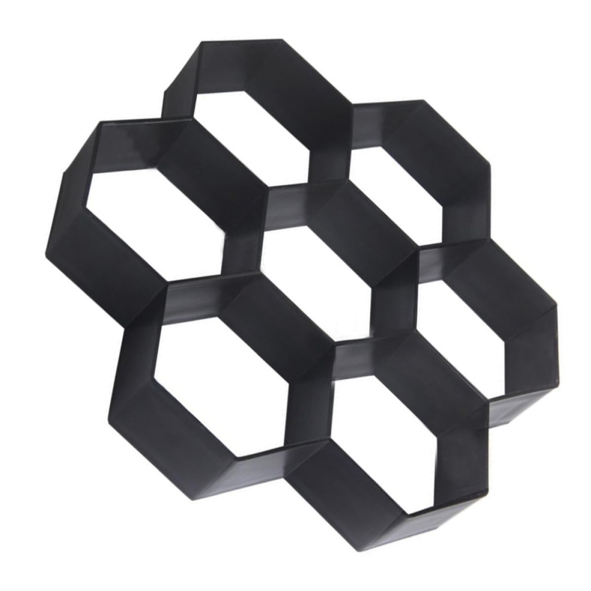 Molde de pavimentos de cemento con diseño hexagonal y plástico de alta durabilidad