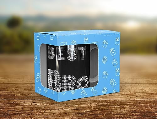 Image of Rakhi Gift for Brother and Rakshabandhan Gift | Rakhi for Brother with Printed Ceramic Mug| | Pack of 4 (Printed Mug, Roli Chawal, 02Rakhi) | Best Rakhi Gift for Brother. (01)