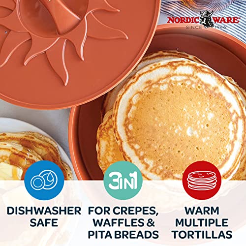 Nordic Ware Microwave Tortilla and Pancake Warmer, 10-Inch