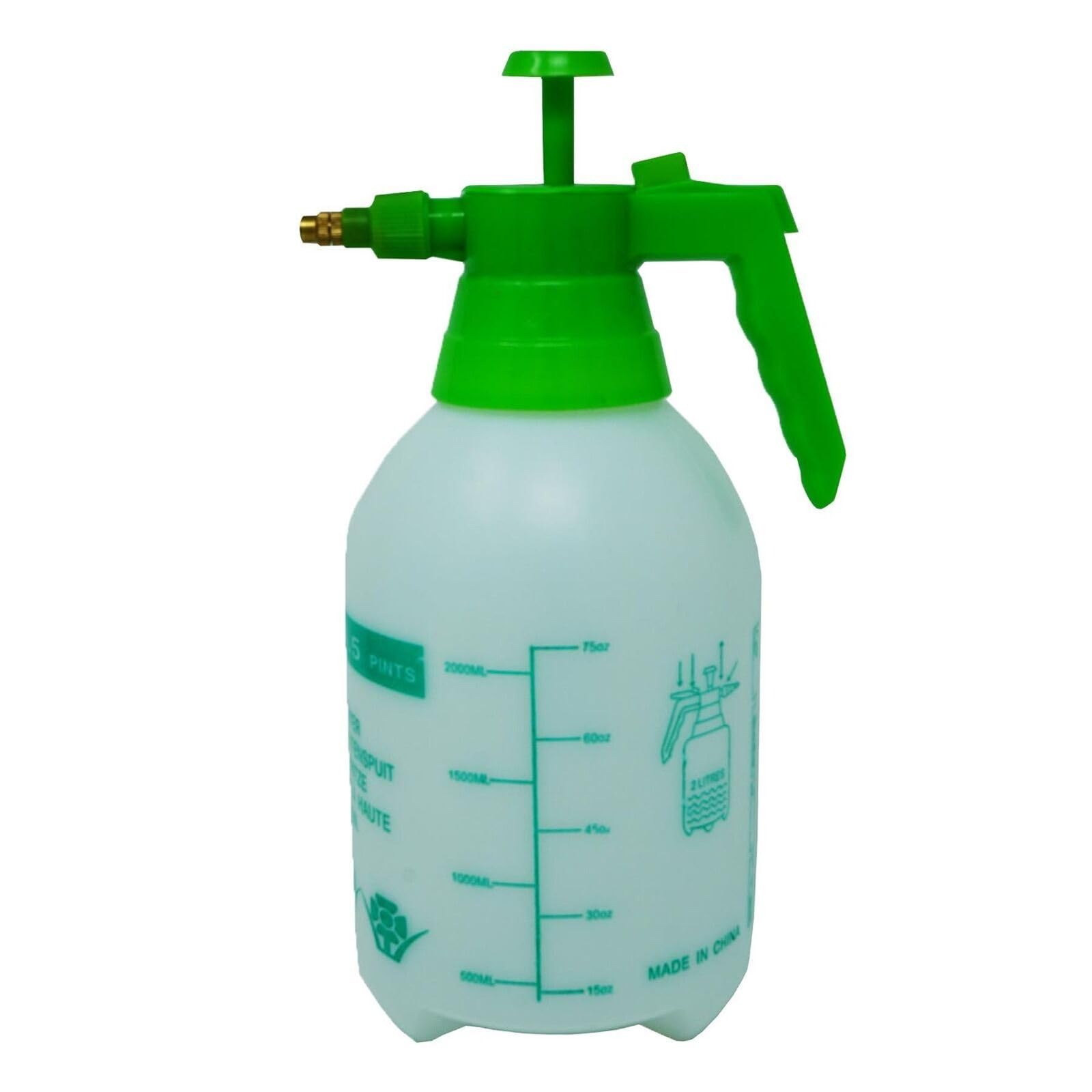 Kabalo 2 Litre Manual Pressure Sprayer Spray Bottle Knapsack Water Weed Killer Garden