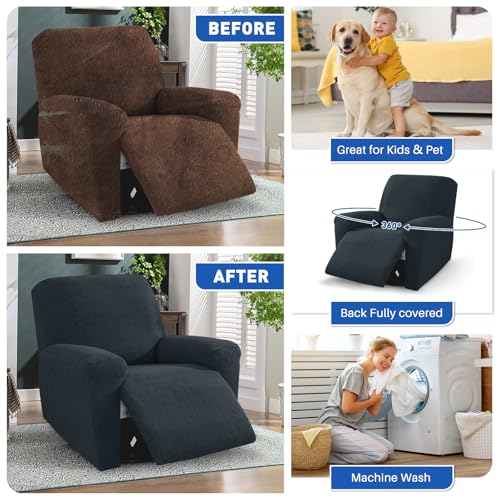 Maxijin MAX-BW-RC Waterproof Recliner Chair Covers 3 Pieces Recliner Cover That Stay In Place, Washable Lazy Boy Recliner Slipcovers thumb #6