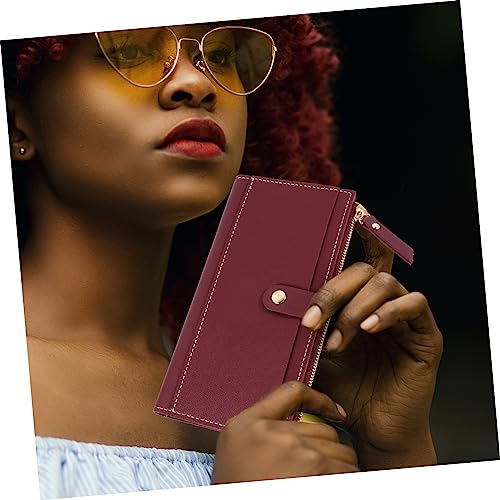 BESPORTBLE 1pc Wallet for Women Multifunctional Purse Multiple Card Slots Compact Design for Daily Use Lightweight and Portable Storage Bag3