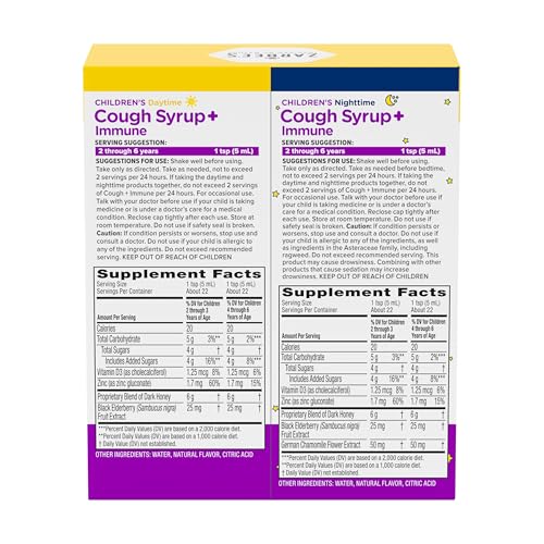 Zarbee'S 415 Kids Cough + Immune Day/Night Value Pack thumb #7
