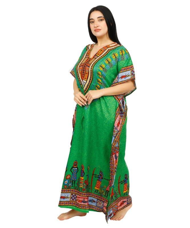Women's Long Kaftan Maxi Dress Gown Top Night Caftan4