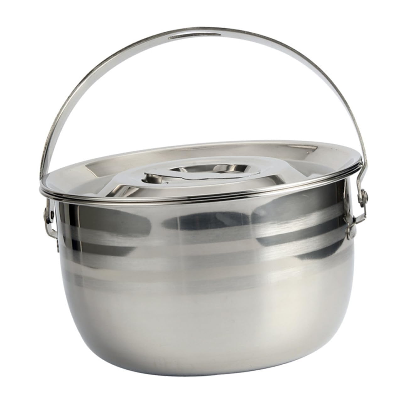 Casserole de camping inox antiadhésive pour ragoût et soupe