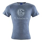 schalke 04 trikottausch  FC Schalke 04 Trikot T-Shirt Kids Kinder Basic Navy meliert Größe 164