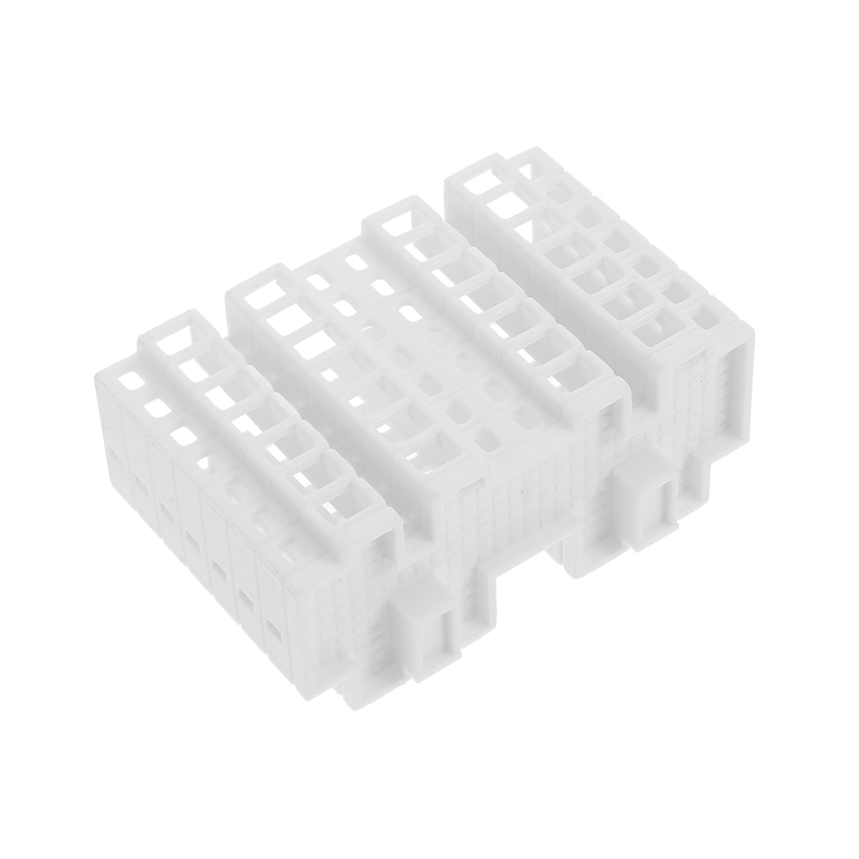 BCOATH Mini Architecture House Model Realistic Plastic Miniature Building for DIY Sand Table Micro Landscape Decor for Adults Compact for Easy Carrying