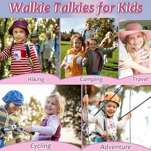 Wonder Digital Toys for 3-12 Year Old Girls Boys,2 Pack Cute Dinosaur Walkie Talkies with Wearable Lanyard for Outdoor Camping,Birthday Gifts for Kids. - Image 3 thumbnail