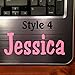 Design Your Own Decal - Any Name or Text You Want - Great for Car Windows, Tumblers, Laptops, Etc