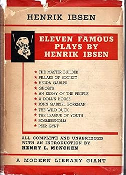 Hardcover Eleven Famous Plays by Henrik Ibsen (modern library giant, G 18) Book