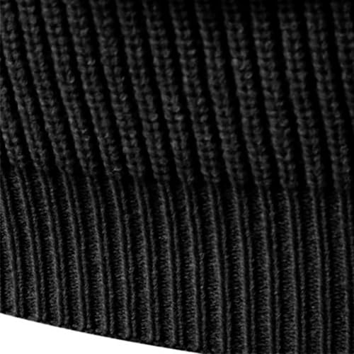 Cambkatl Men's Color Block Sweaters Mock Neck Knitted Pullovers Long Sleeve 2025 Fall Winter Jumper Tops3