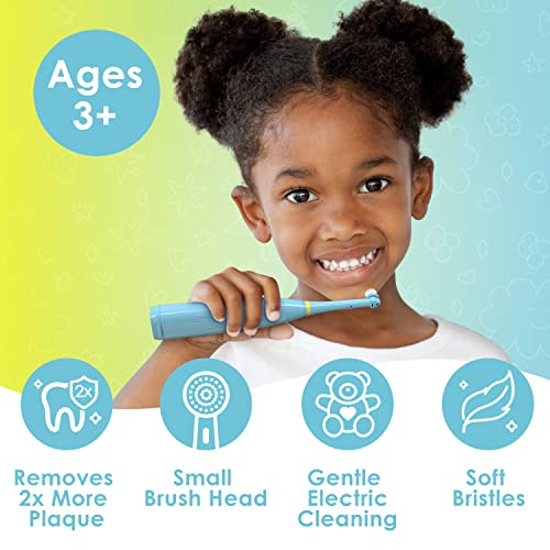 Kids Electric Toothbrush Set - Safe & Effective for Ages 3+