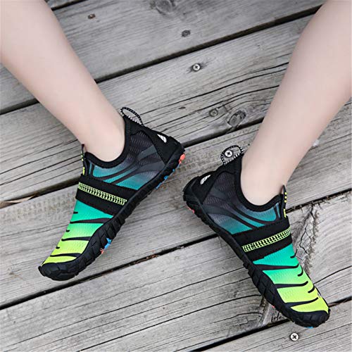 Image of UBFEN Water Shoes for Kids Boys Girls Aqua Socks Barefoot Beach Sports Swim Pool Quick Dry Lightweight Toddler Little Big Kid | Lightweight, Barefoot-style, Perfect for Water parks, Beach, Pool, Kayak, Creek Hiking, Camping, Toddler, Little Kid, Big Kid