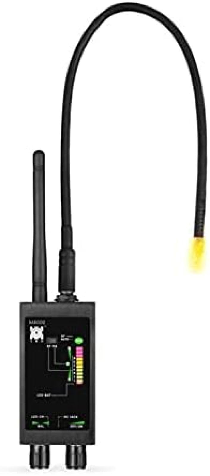 Detector GPS M8000 Detector de señal automático Detector de señal RF inalámbrico Cámara Oculta antiespía Buscador de escaneo GPS gsm Detección de Antena magnética Detector de Coche