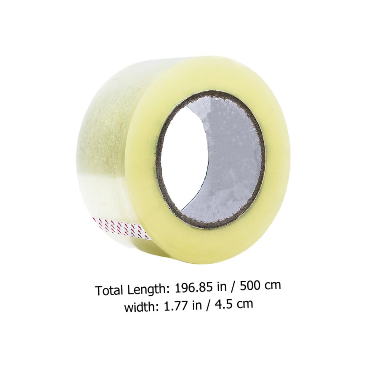 6 Rollen Transparentes Klebeband aus Pet mit Haftkraft und Einfachem Verstauen für Verpackungen zu Hause und Büro
