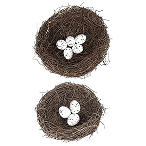 iplusmile Vogelaccessoire 1 Set Creatieve Vogelnest Versiering Woonkamer Huishoudelijke Decor Vogelnest Decor