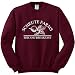 Nuff Said Schrute Farms Beets Bed and Breakfast Sweatshirt Sweater Pullover - Unisex (Medium, Maroon)