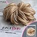 Juvabun Hair Extensions Gold– Soft Curly Hair Extensions Clip-In for Natural Volume & Quick Updo Styling Hair Bun Maker