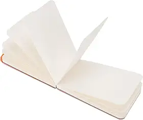 Luqeeg Bolso Aquarela Papel Mini Grão Fino 30 Folhas 300gsm Almofada de Pintura para Esboços Rápidos, 14x9cm (Laranja)