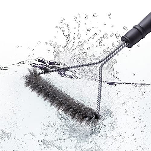 Brosse barbecue triangle en acier inoxydable pour gril - 5