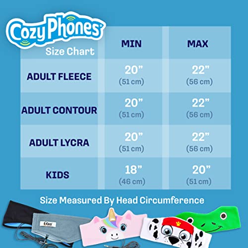 CozyPhones Over The Ear Headband Headphones - Kids Headphones Volume Limited with Thin Speakers & Super Soft Fleece Headband - Ivory Panda - Image 7