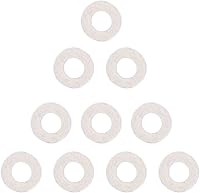 Vista 8 de Almohadilla de arandelas de trompeta, 10 piezas de válvula de trompeta, arandelas de fieltro, almohadilla de cojín de trompetas de latón, accesorio