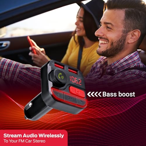 Image of Monster Bluetooth FM Transmitter with 3.4 Amp USB Charging Ports