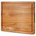 Produktbild SKY LIGHT Schneidebrett Premium Dickes Hackbrett aus Akazienholz antiseptisches Holz-Brett Mit Saftrille 42x33x2.5cm Langlebig Küchen-bretter, Frühstücksbrettchen, Brotbretter und Servierbretter