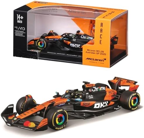 Bburago - McLaren F1 MCL39 2025#81 Piastri, Voiture diecast à l'é...